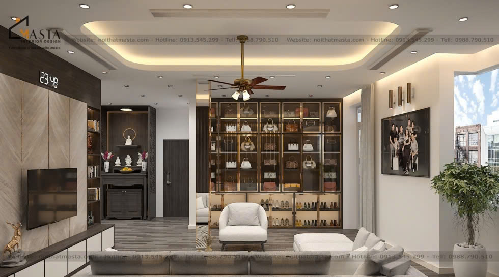 Thiết kế phòng sinh hoạt chung cho gia đình